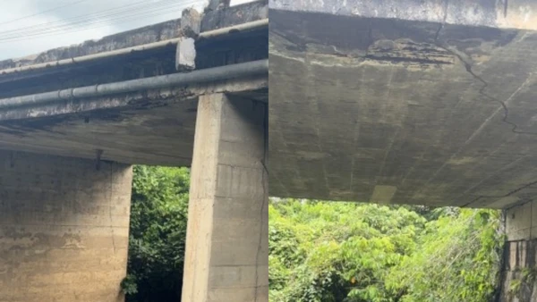 Ponte sobre o Rio do Onha, em Muniz Ferreira Crédito: Reprodução/Relatório TCE
